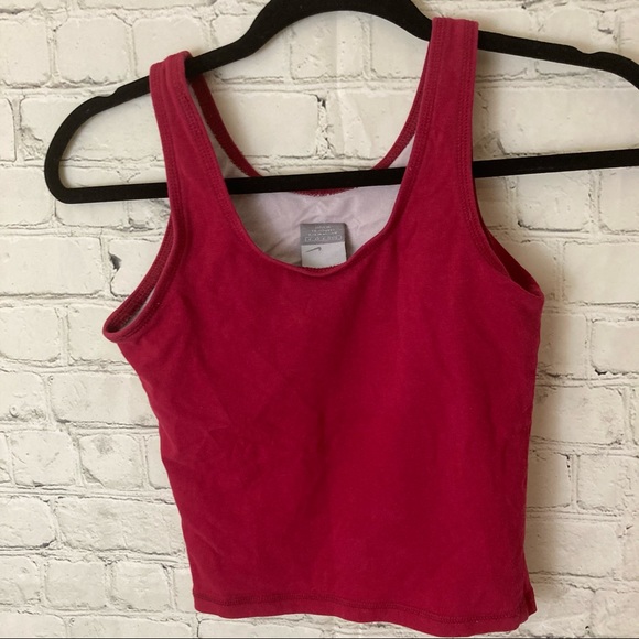 Nike short red workout tank top - Picture 2 of 4